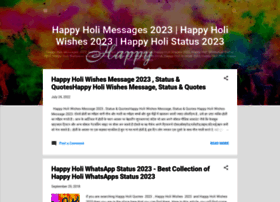 Happyholimessage2019.blogspot.com thumbnail
