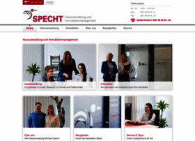 Hausverwaltung-specht.de thumbnail