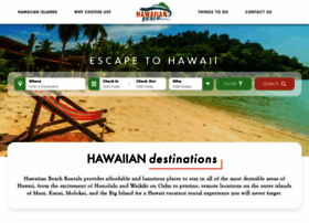 Hawaiianbeachrentals.com thumbnail