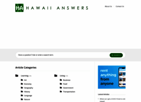 Hawaiianswers.com thumbnail