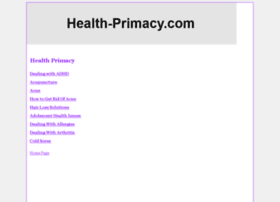 Health-primacy.com thumbnail