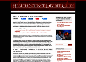 Health-science-degree.com thumbnail