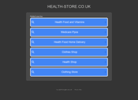 Health-store.co.uk thumbnail