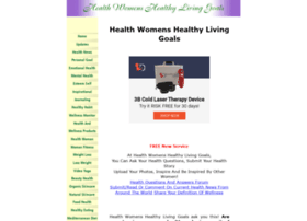 Health-womens-healthy-living-goals.com thumbnail