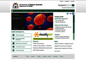 Health.wa.gov.au thumbnail
