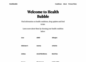 Healthbubble.com thumbnail