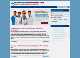 Healthcareadministration.com thumbnail