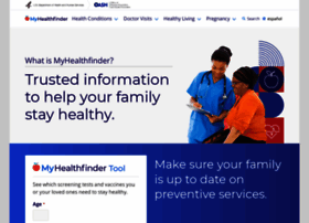 Healthfinder.gov thumbnail