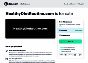Healthydietroutine.com thumbnail