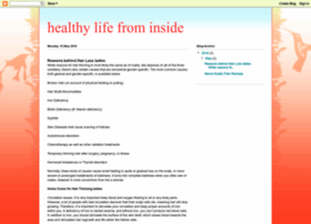 Healthylifefrominside.blogspot.com thumbnail