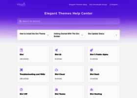 Help.elegantthemes.com thumbnail