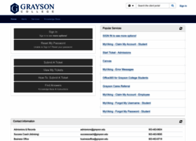 Help.grayson.edu thumbnail