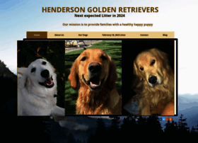 Hendersongoldenretrievers.com thumbnail