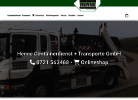 Henne-containerdienst.de thumbnail