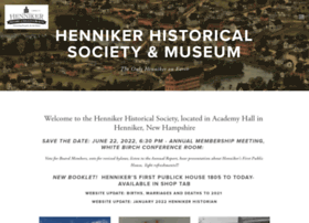 Hennikerhistory.org thumbnail