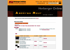 Herbergeronline.asu.edu thumbnail