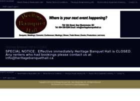 Heritagebanquethall.ca thumbnail Heritagebanquethall.ca thumbnail