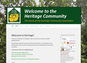 Heritagecommunityassociation.com thumbnail