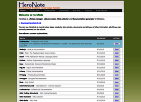 Heronote.com thumbnail