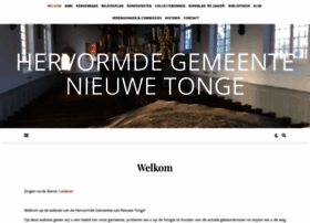 Hervormdegemeentenieuwetonge.nl thumbnail