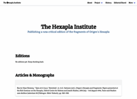 Hexapla.org thumbnail