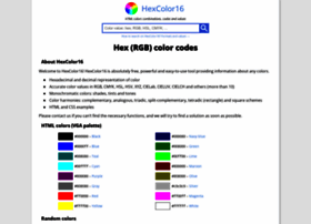 Hexcolor16.com thumbnail
