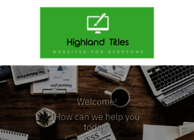 Highland-titles.com thumbnail