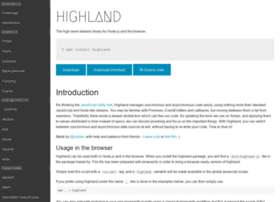 Highlandjs.org thumbnail