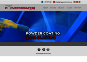 Highspypowdercoating.ca thumbnail