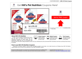 Hillspetnutriti.couponrocker.com thumbnail