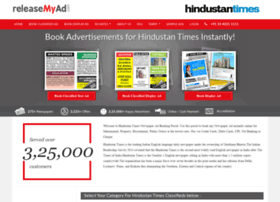 Hindustantimes.releasemyad.com thumbnail