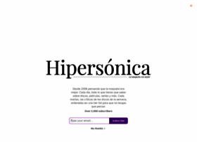 Hipersonica.com thumbnail