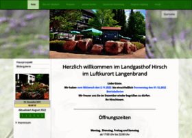 Hirsch-landgasthof-langenbrand.com thumbnail