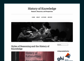 Historyofknowledge.net thumbnail