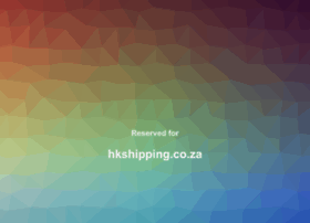 Hkshipping.co.za thumbnail