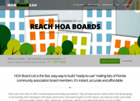 Hoaboardlist.com thumbnail