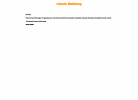 Holistic-wellbeing.com thumbnail