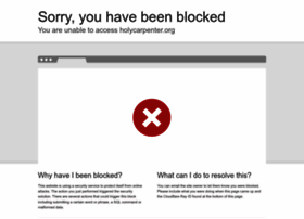 Holycarpenter.org thumbnail
