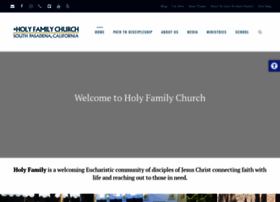 Holyfamily.org thumbnail