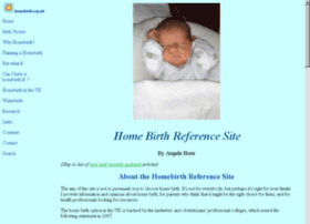Homebirth.org.uk thumbnail