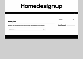 Homedesignup.com thumbnail