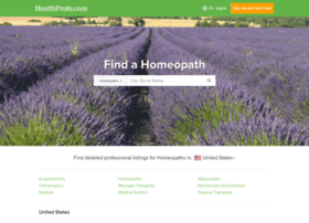 Homeopaths.healthprofs.com thumbnail