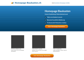 Homepage-baukasten.ch thumbnail Homepage-baukasten.ch thumbnail