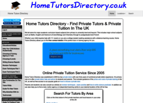 Hometutorsdirectory.co.uk thumbnail