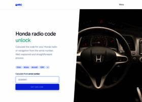 Hondaradiocodes.com thumbnail