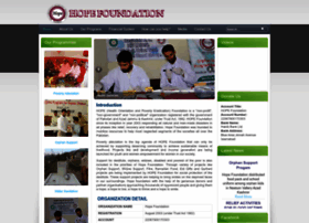 Hopefoundation.org.pk thumbnail