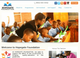 Hopegatefoundation.org thumbnail