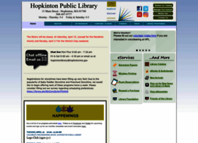 Hopkintonlibrary.org thumbnail