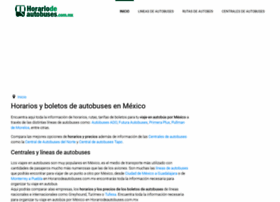 Horariodeautobuses.com.mx thumbnail