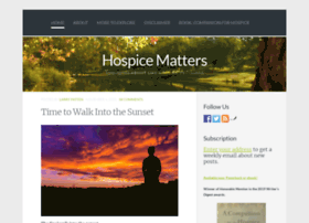 Hospice-matters.com thumbnail